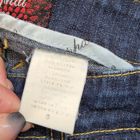 Y2K Baby Phat Authentic Flare Leg Jeans Women's Size 9 USA Made - Picture 12 of 16